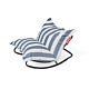 Fatboy Rock 'n Roll & Original Outdoor Sækkestol - Stripe Ocean Blue