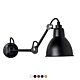 Lampe Gras NO 204 Væglampe - Mat sort