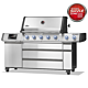 Napoleon Prestige PRO 665 Connected Gasgrill, rustfri stål
