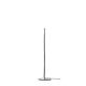Tolomeo Mega base + stem - Aluminium