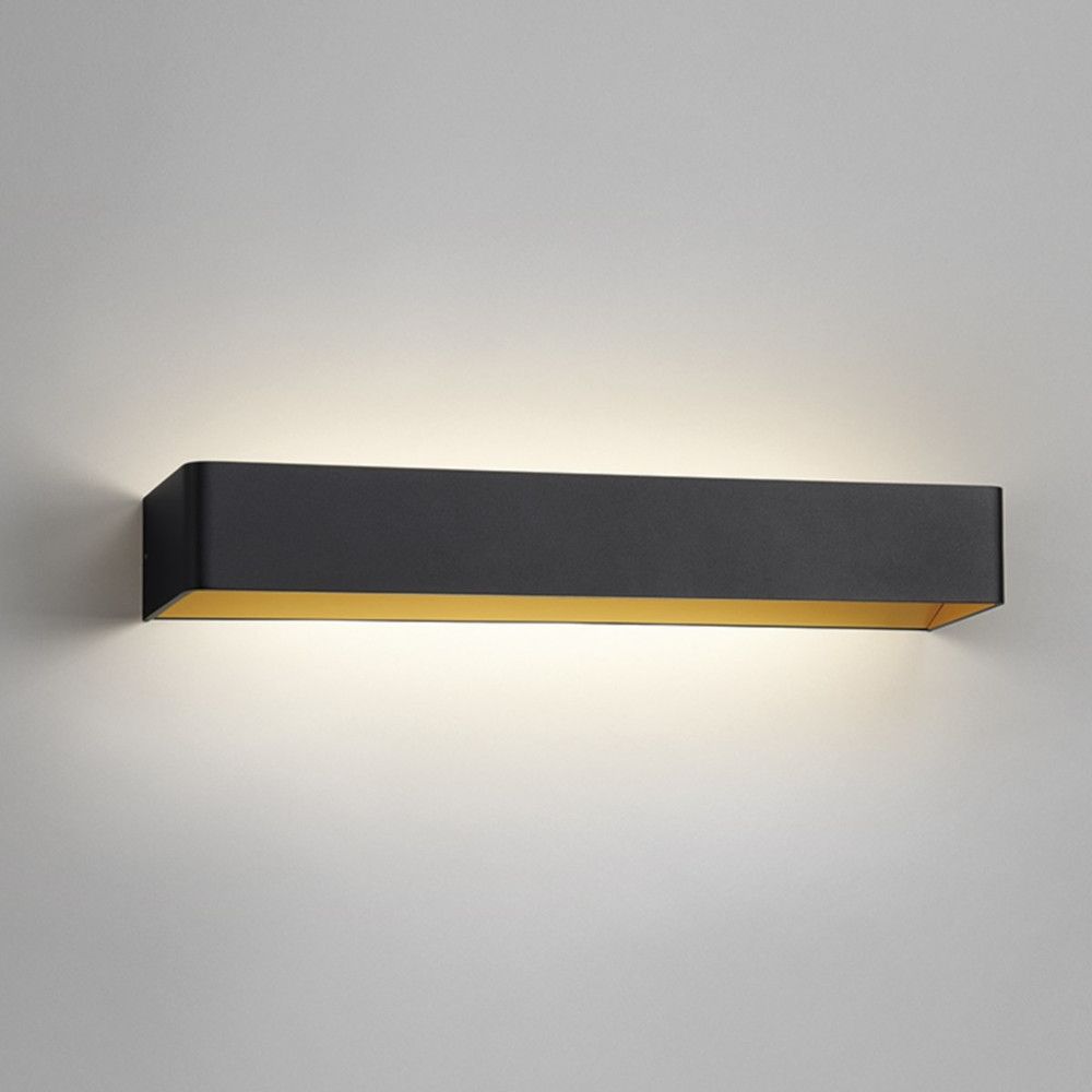 røre ved grave fugtighed Light-Point Mood 3 væglampe med indbygget LED - Sort/Guld