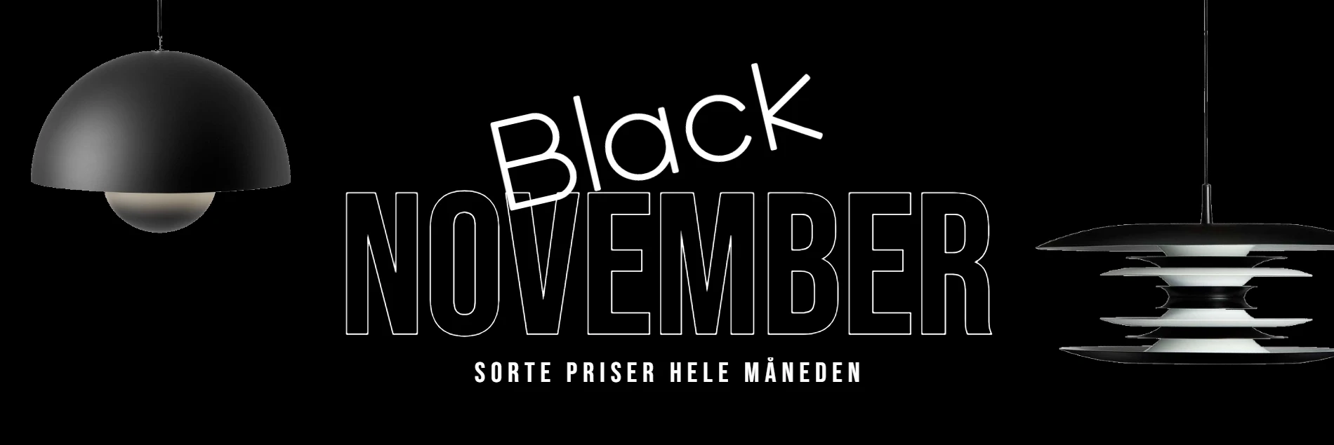 Kom til Black Friday hos Jensen Company og spar stort på belysning og interiør til boligen
