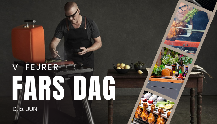 Husk Fars Dag d. 5. juni! K&oslash;b gaven til fars dag hos Pejseringen! Vi har et k&aelig;mpe udvalg af alt med ild i - fra pejse til gasgrills!