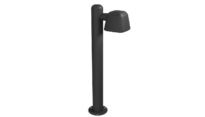 Sort pullert bedlampe