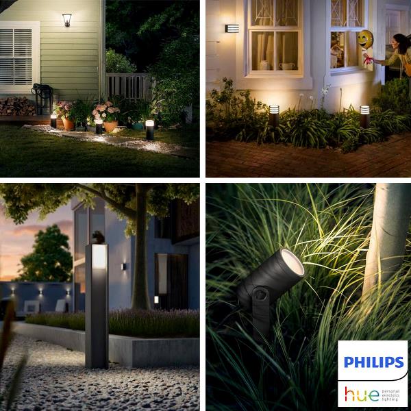 Jordbær krog ukrudtsplante Philips Hue Outdoor leverer lækre lamper til haven - Læs mere online.