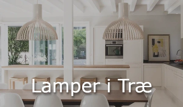 Lampe i forskellige tr&aelig;sorter