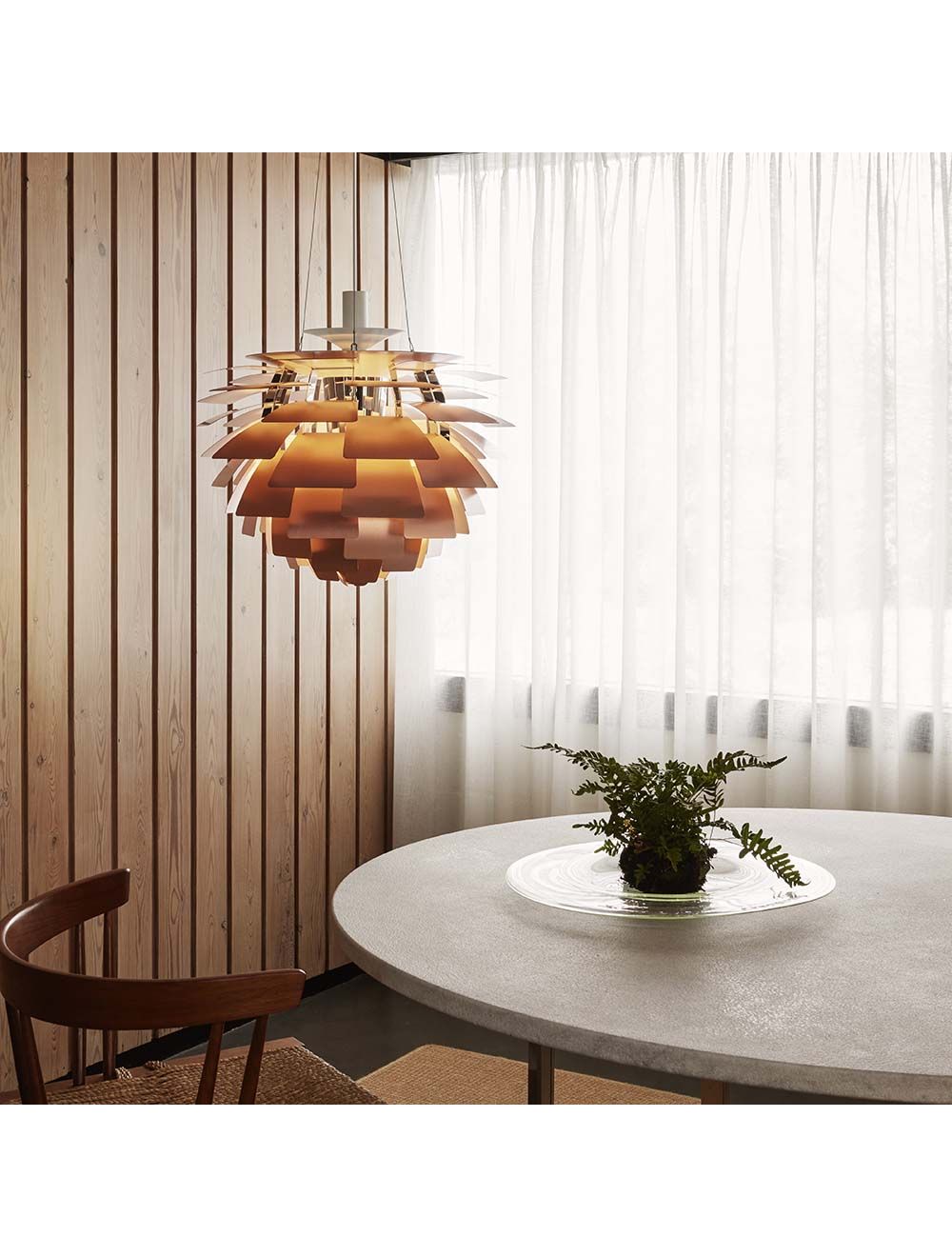 PH Koglen i kobber - unik lampe design