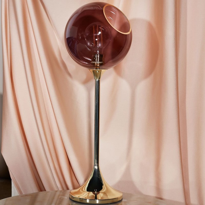 Design By Us Ballroom bordlampe med farvet glas