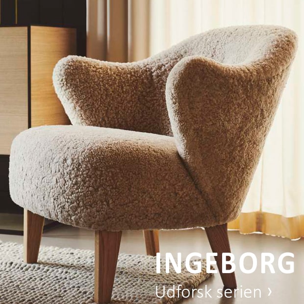 Ingeborg serien - elegante sofaer og lænestole