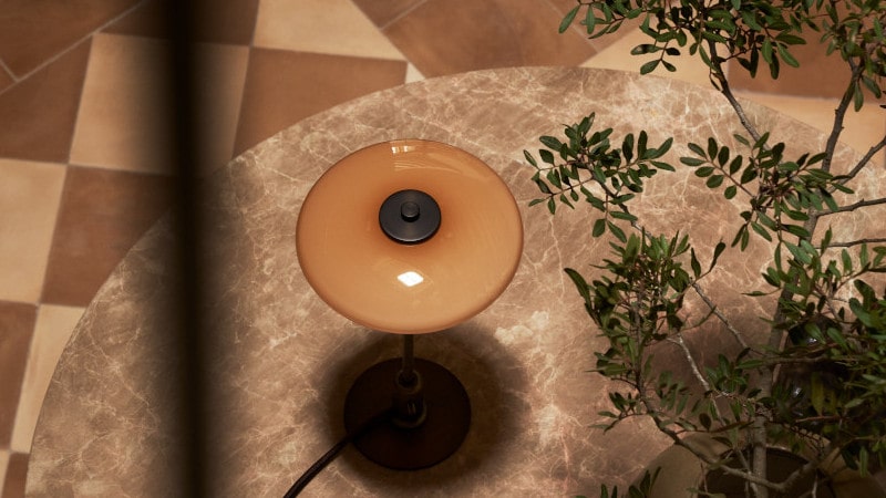 Louis Poulsen Limited Edition fra 2024 - PH 2/1 Bordlampe Terracotta